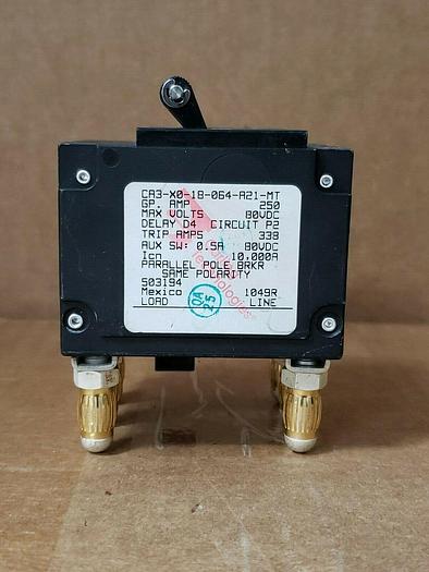 Used Carling Technologies CR3-X0-18-064-R21-MT 250A Circuit Breaker READ!!