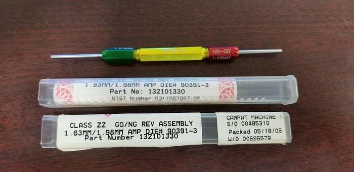 Used Vermont Gage Class ZZ 1.83mm/1.98mm GO/NG Gage