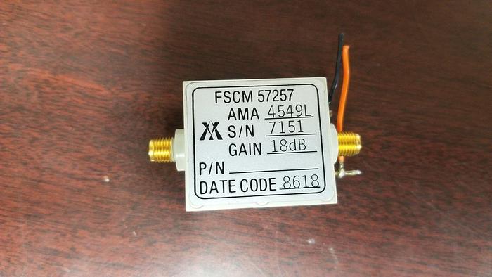 Used FSCM 57257 Microwave Amplifier
