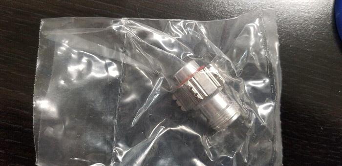 Amphenol? BN955250 Type N Female to Mini DIN Male Connector NEW