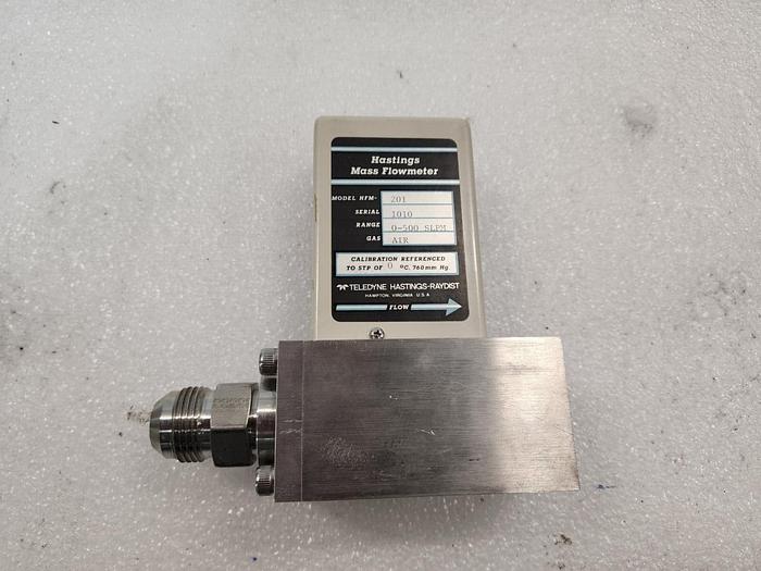 Used Teledyne Hastings Model 201 0-500 SLPM Mass Flowmeter