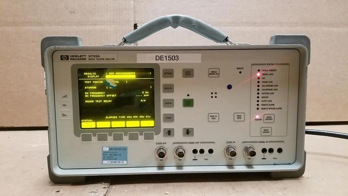 Used HP 37722A Digital Telecom Analyzer