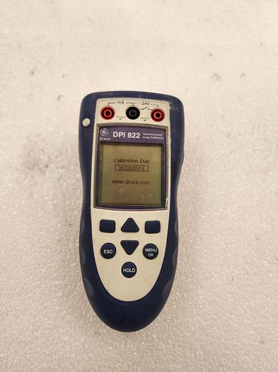 Used DRUCK DPI 822 Thermocouple Loop Calibrator