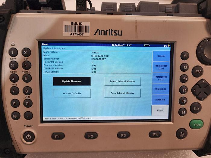 Used Anritsu MT9083A2 Access Master OTDR with Power Meter
