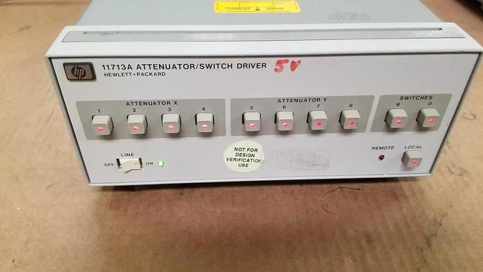 Used HP 11713A Attenuator Switch Driver Good!