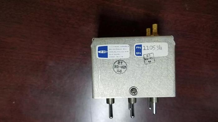 Used Systron Donner 110534 Switch
