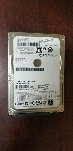 Used Fujitsu MHZ2120BH 120GB 2.5" SATA Laptop Drive