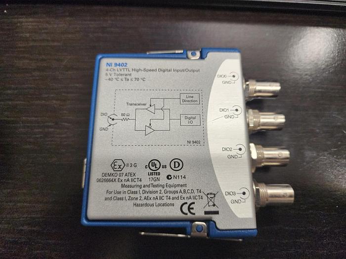 Used National Instruments NI 9402 4-Ch LVTTL High Speed Digital I/O