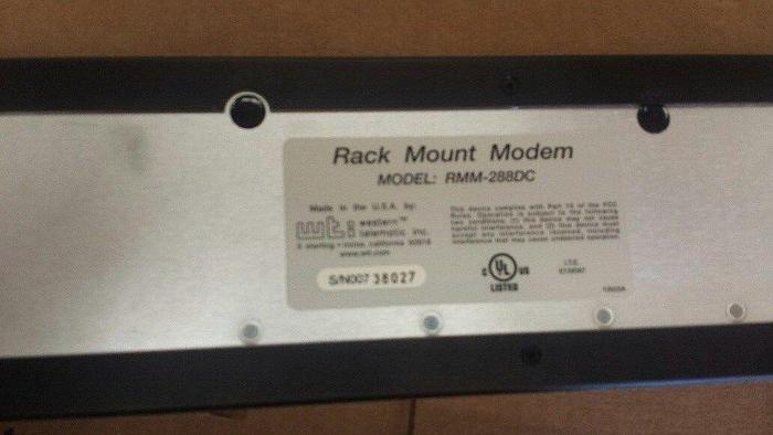 Used WTI RMM-288DC Rack Modem