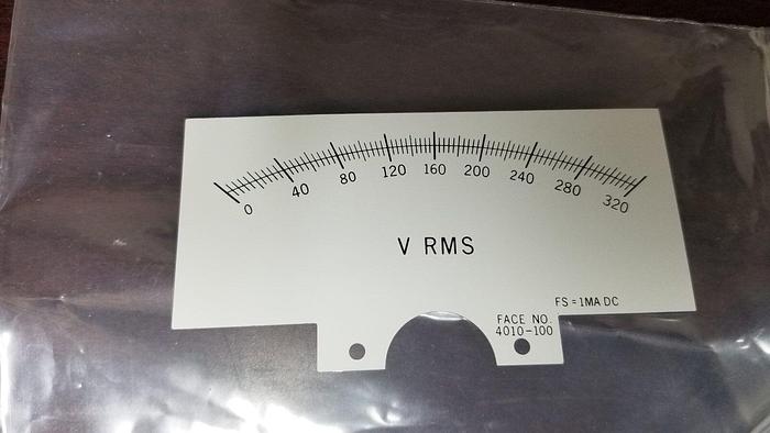 California Instruments 1225 Meter Face NEW!
