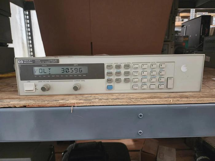 Used HP/Agilent 6643A System DC Power Supply 0-35V/0-6A Unit B READ!