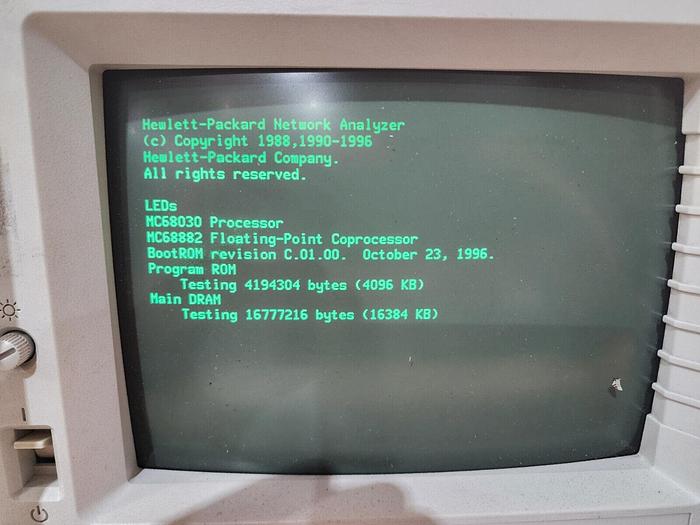 Used HP/Agilent 8712C RF Network Analyzer 300kHz-1300MHz Many Options READ!