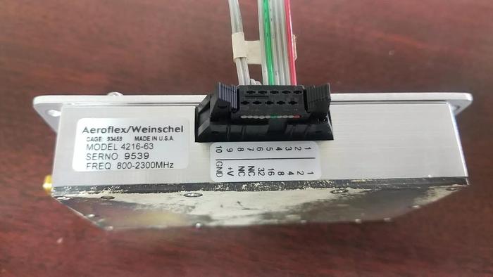 Used Aeroflex/Weinschel 4216-63 Programmable Attenuator 800-2300MHz