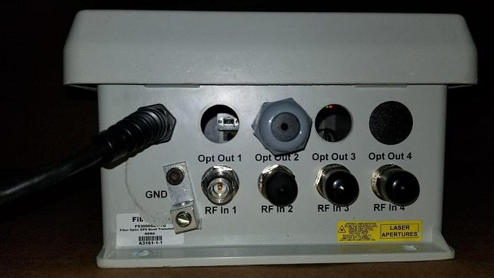 Used Fiber-Span FS3000G Fiber Optic GPS Quad Transmitter