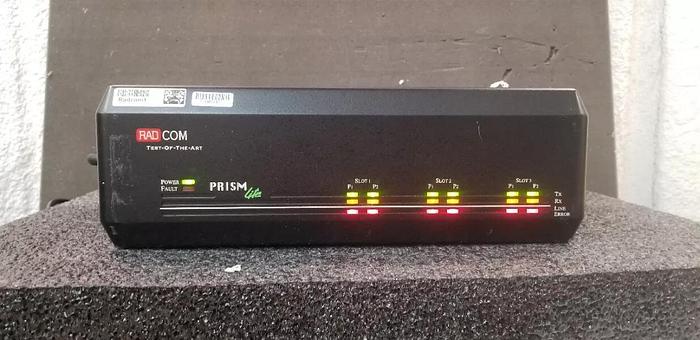 Used RADCOM PrismLite with Options