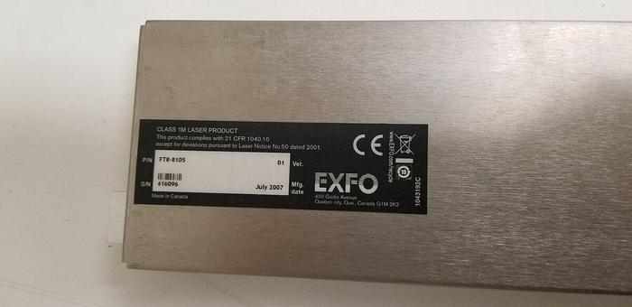 Used EXFO FTB-8105 Test Module #1