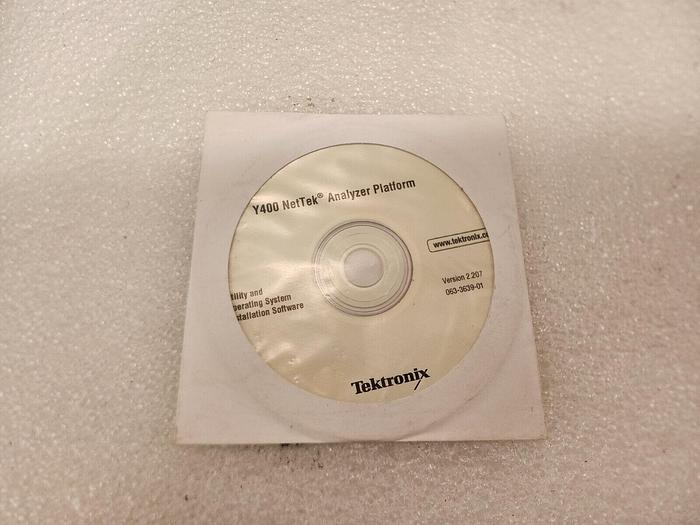Used Tektronix  Y400 NetTek Analyzer OS Software