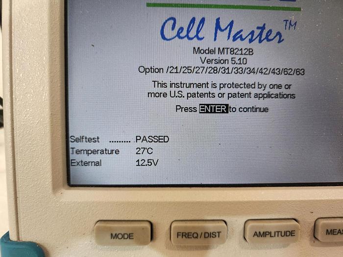 Used Anritsu MT8212B SiteMaster Many Options Unit #9