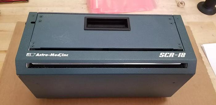 Used Astro-Med SCR-18 Printer
