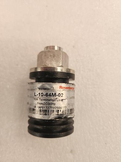 Used Rosenberger L-10-64M-02 DC-3GHz 10W Termination