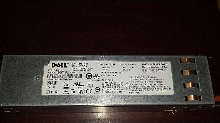 Used Dell Z750P-00 750W Power Supply