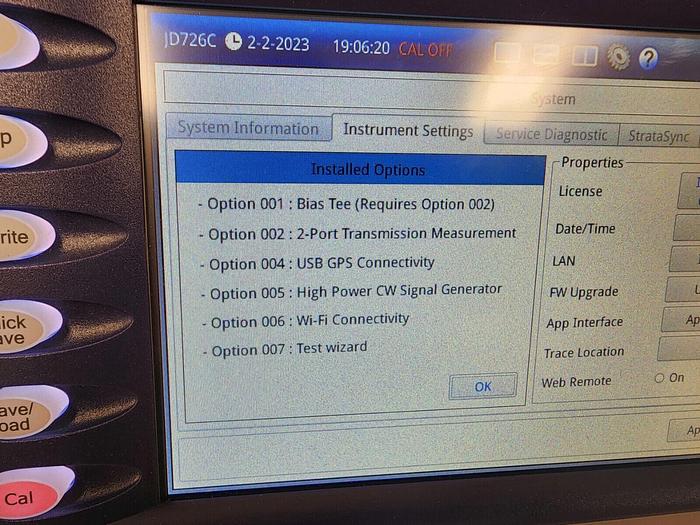 Used VIAVI JD726C Celladvisor Cable & Antenna Analyzer 5MHz-6GHz GOOD!! Unit #3