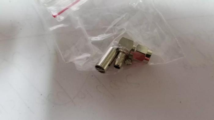 RFI  RSA-3010-C  SMA Male Right Angle Crimp Connector NEW!