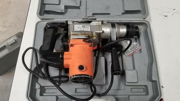 Used CHICAGO 1 Inch Rotary Hammer Drill Model 41983 Unit #20