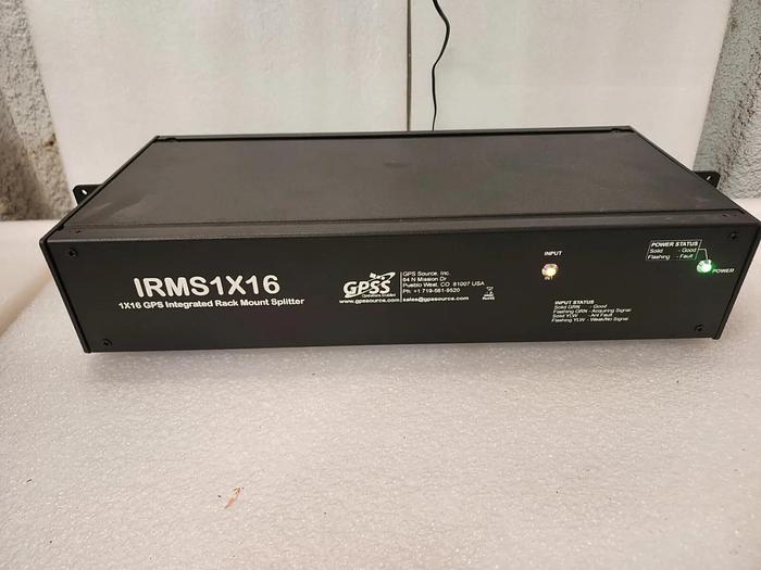 Used GPS Source IRMS1X16 1x16 GPS Intergrated Rack Mount Splitter Unit #4
