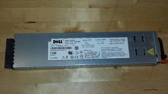 Used Dell Z670P-00 Power Supply Working!