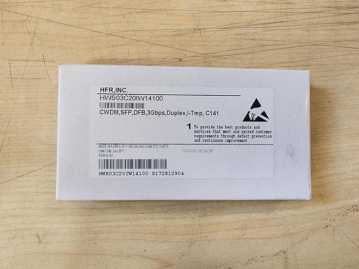 Used HFR, Inc. HWS03C20IW14100 SFP Module NEW!