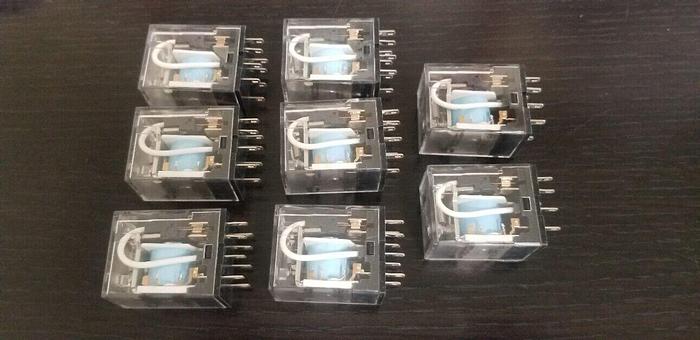 Used OMRON MY2-D  12VDC Relay Lot of 8