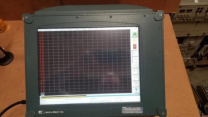 Used Astro-Med DASH8XPM Power Monitor-Data Acquisition Recorder