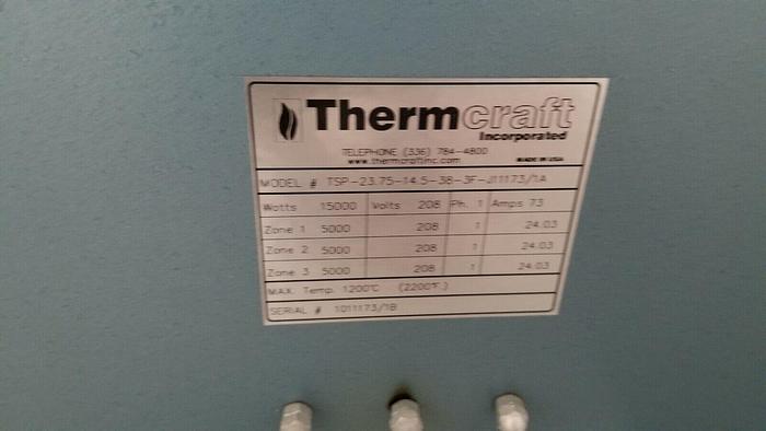 Used Thermcraft TSP-23.75-14.5-38-3F Furnace READ!!