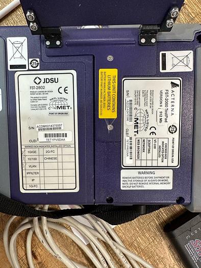 Used JDSU Acterna FST-2802 1G Ethernet 1G 2G Fiber Service Module 4 FST-2000 FST 2802