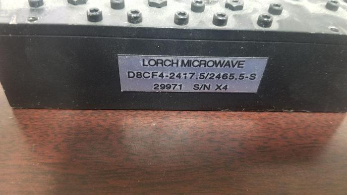 Used Lorch Microwave D8CF4-2417.5/2465.5-S Duplexer