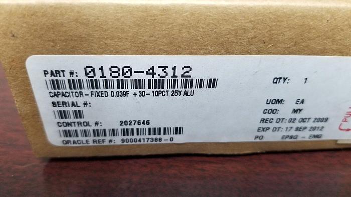 HP 0180-4312 capacitor NEW!