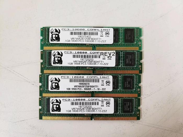 Used Viking 1GB VR7WA287258FBDHTT1 LOT OF 4