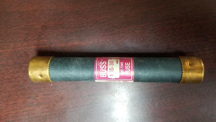 Used Bussman NOS-30 30 Amp 600V Fuse