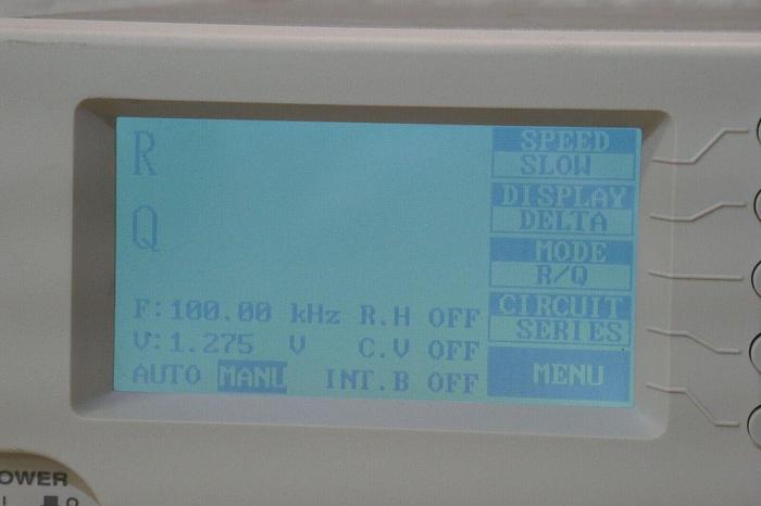 Used GW Instek LCR-821 LCR Meter w/ TEST LEADS&OPT 02 12Hz~200kHz