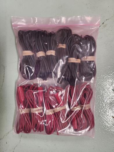 Used Pomona Alligator Clip to Banana Plug Cables Lot of 12