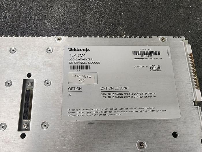 Used Tektronix TLA7M4 136 Channel Logic Analyzer Module Unit #1