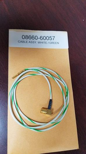 HP 08660-60057 Cable Assembly White/Green NEW!