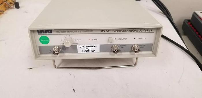 Used Thurlby Thandar WA301 Wideband Amplifier 30V Pk-Pk Tested Good Unit #2