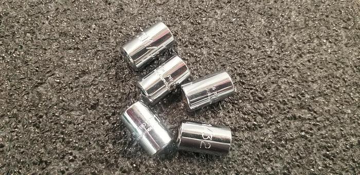Used PROTO 1/4" Drive 11/32" 6 point Sockets Lot of 5 Set #8
