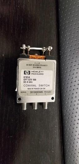 Used HP/Agilent 8765A 4GHz RF Switch Options 024/100
