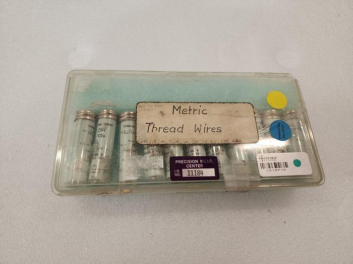 Used Thread Wire Gage Set .3887mm-2.1648mm