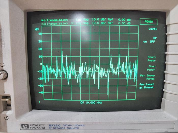 Used HP/Agilent 8712C RF Network Analyzer 300kHz-1300MHz Many Options READ!