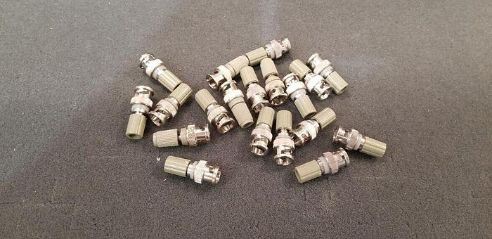 Used BNC to Binding Post Adapters Lot of 19 Pieces