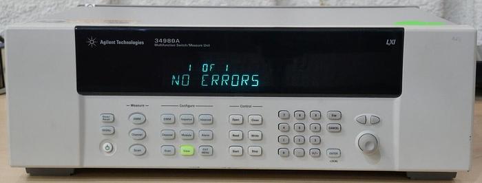 Used Agilent 34980A Multifunction Switch/Measure Unit NON-DMM